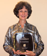 Dr. Linda Raney Holding Award